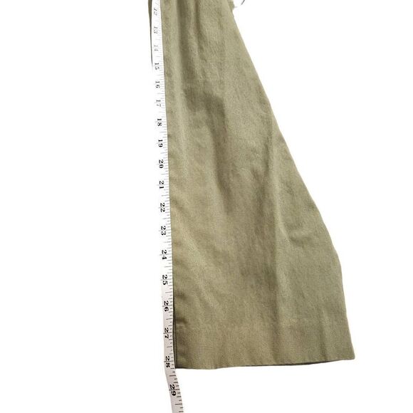 Peter Christian pants men's 32x28* measured green Flat Front Slacks 100% cotton - Picture 4 of 10